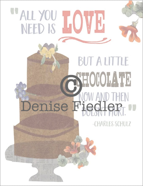 charles schulz quote with cake © denise fiedler