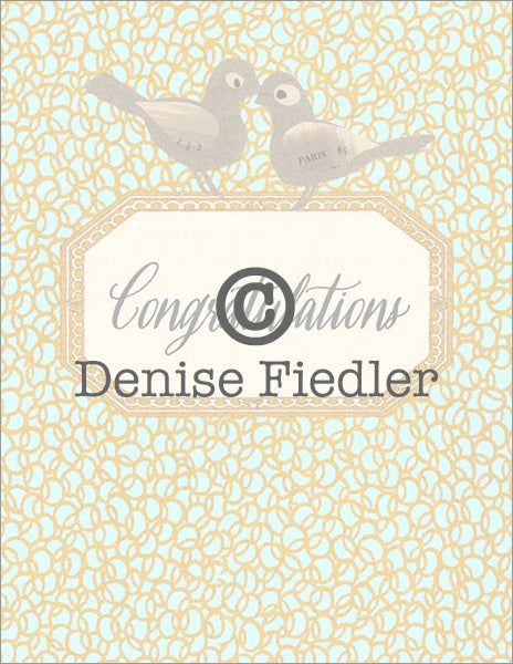 congratulations pattern © Denise Fiedler