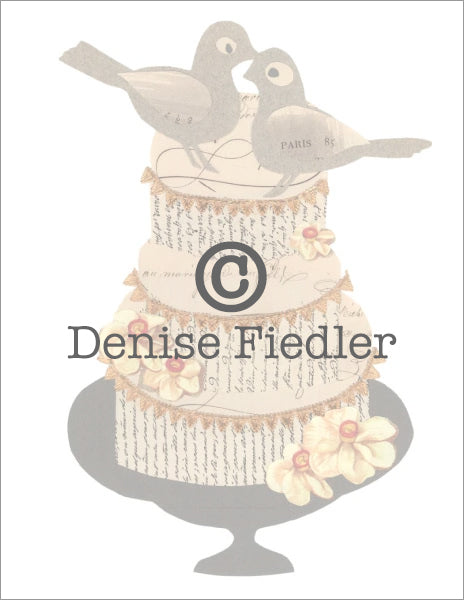 doves and a cake © Denise Fiedler