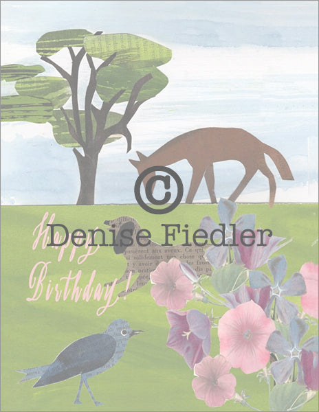 happy birthday nature scene © Denise Fiedler