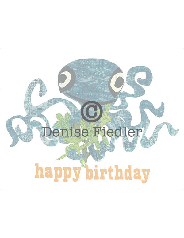 happy birthday octopus © Denise Fiedler