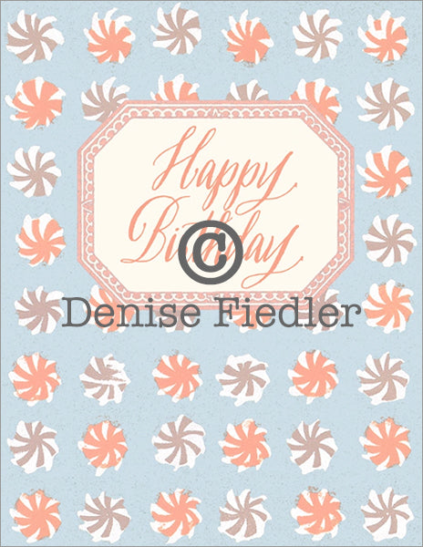happy birthday pattern © Denise Fiedler