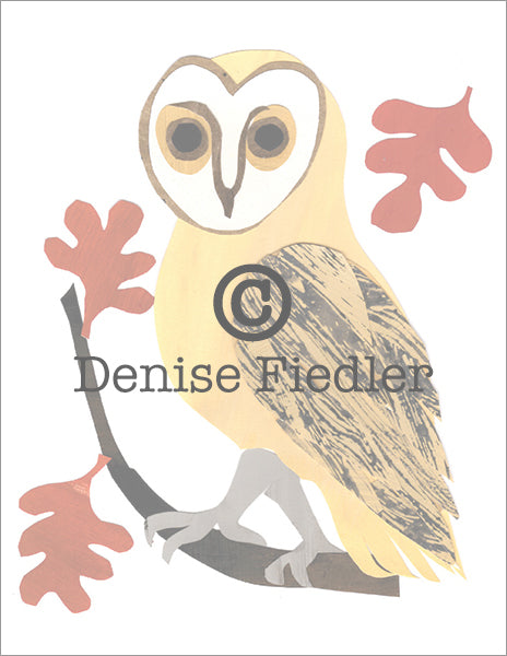 barn owl gold © Denise Fiedler