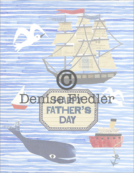father's day nautical scene © Denise Fiedler