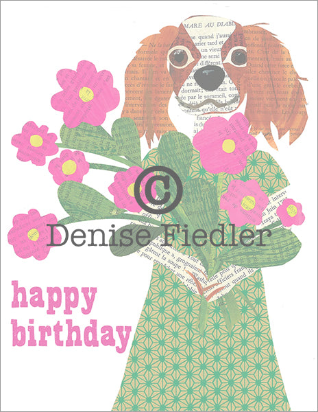 happy birthday king charles spaniel © Denise Fiedler
