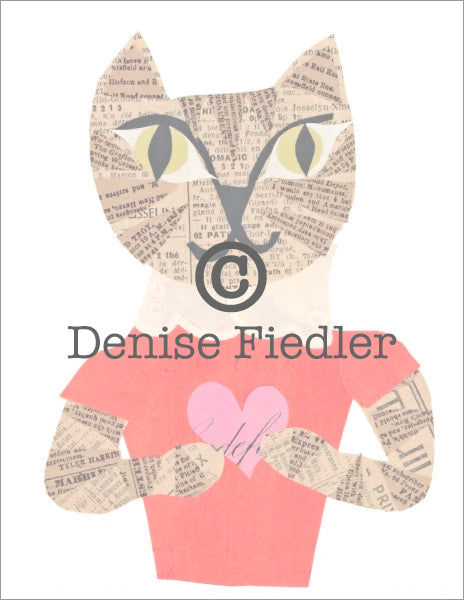 heart cat © Denise Fiedler
