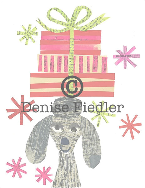 holiday gift dog © Denise Fiedler