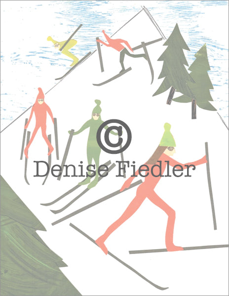 holiday skiers © Denise Fiedler